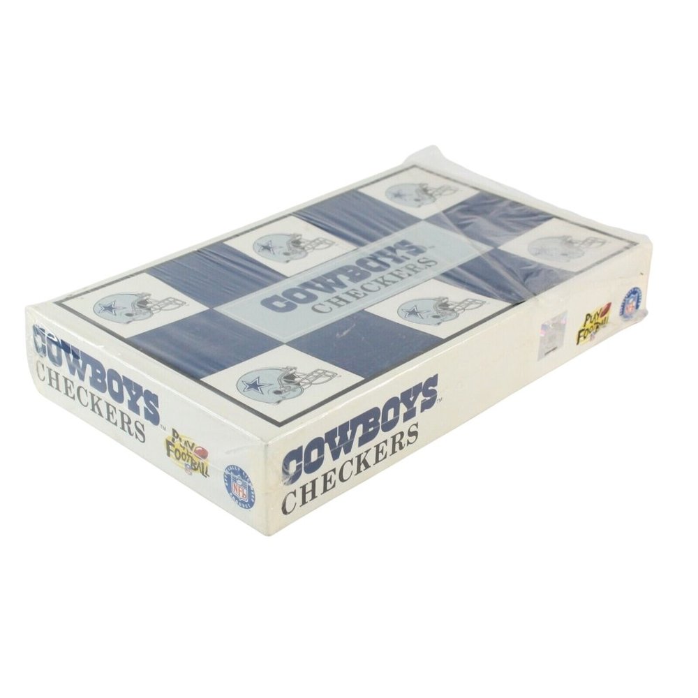 VTG Dallas Cowboys CHECKERS Board Game NFL Football Team VS San Francisco 1993
